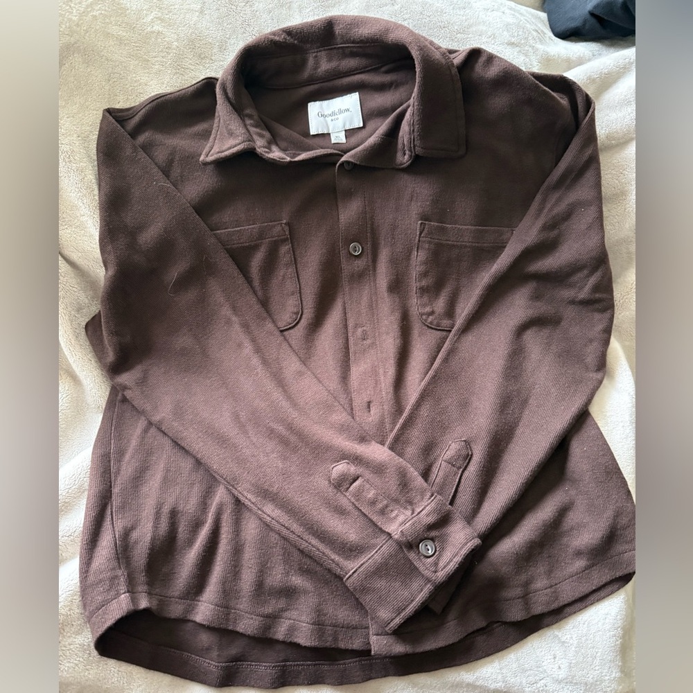 Goodfellow & Co Chocolate Brown Button-Up Shirt
